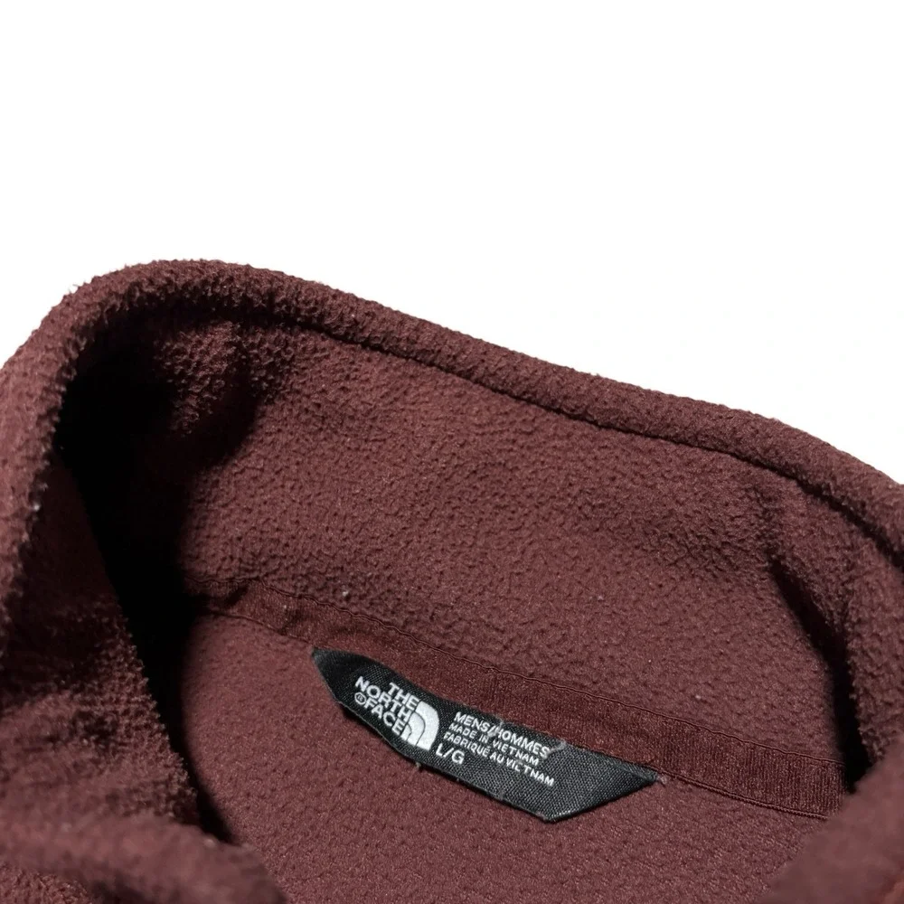 The North Face Men's Lightweight 1/4 Zip Pullover Fleece Sweatshirt Size L 24x28